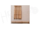 Bolillo tradicional delgado acabado punta 10 cm pack 50 pz.