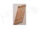 Bolillo tradicional delgado acabado punta 14 cm pack 50 pz.