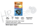 Boton vaquero niquel pack 6 pz