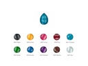 Piedra resina gota agua 223304 talla 182 Pack 100 ud.