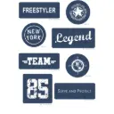 Termoadhesivo estampado 6446 Pack 40 pz