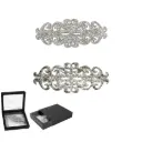 Broche mantilla strass 19810