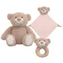 Set peluche Bear + dudu + sonajero 