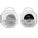 Alfiler acero niquel seda jabali caja 25 gms